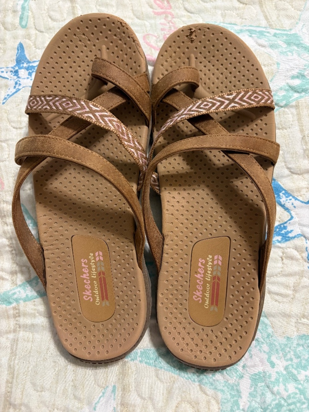 SKECHERS Women's Reggae Timeless Summer Sandals size 9